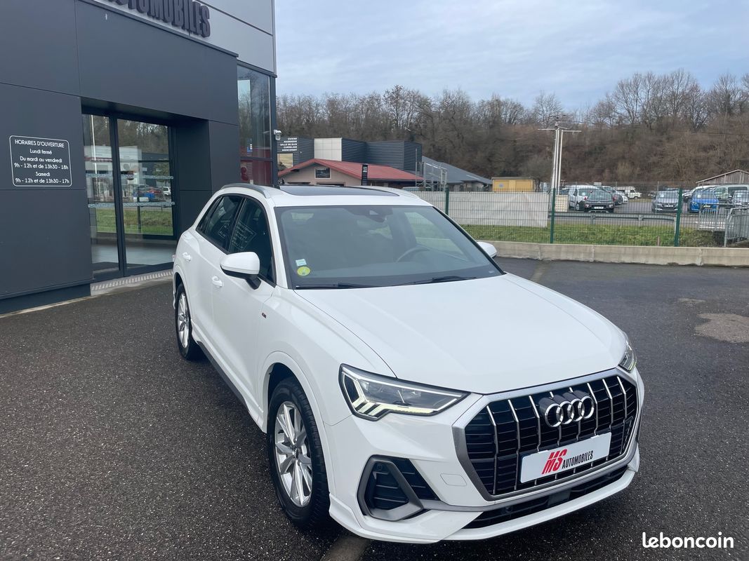 Audi q3 35 tdi 150ch s line s tronic 7 toit panoramique (image 1)