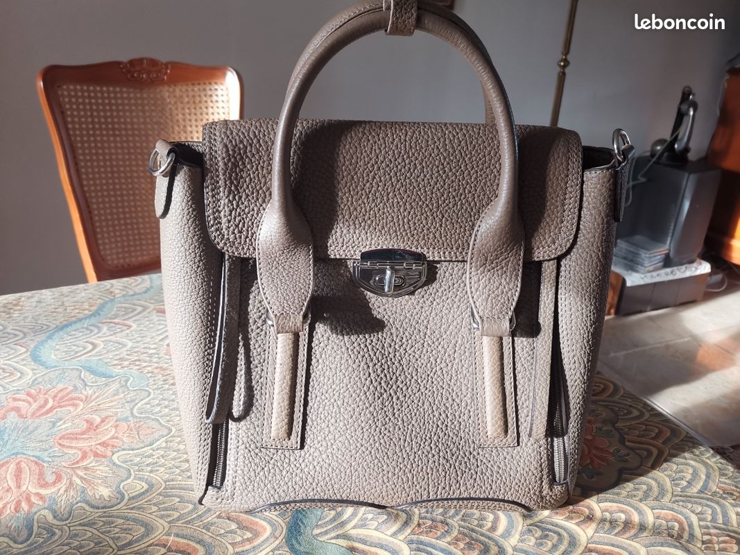 Sac à Main En Cuir Caramel - Marque 19V69 ITALIA - Taille Moyenne - Neuf Avec étiquettes