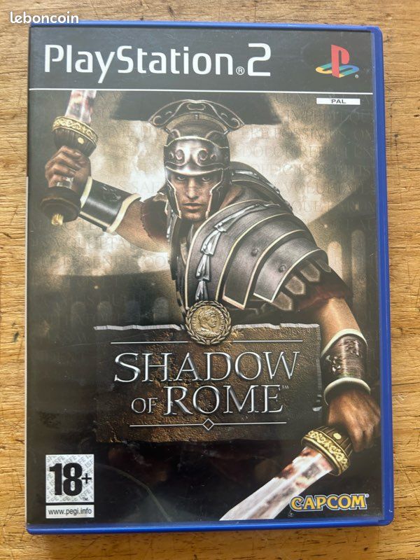 Jeu PS2 Shadow Of Rome - Capcom - Version PAL FR Complète (boîtier, Notice) - Bon état