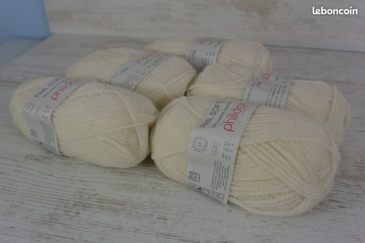 Pelotes de laine phildar phil soft+ (image 1)