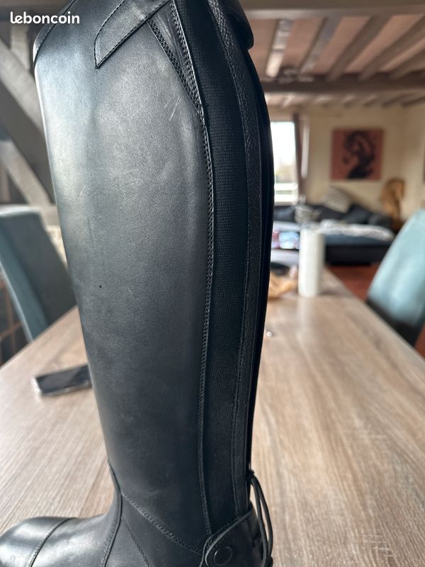 Bottes D'Équitation Vintage Schnieder Mayfair – Cuir Noir Femme, Taille UK 4