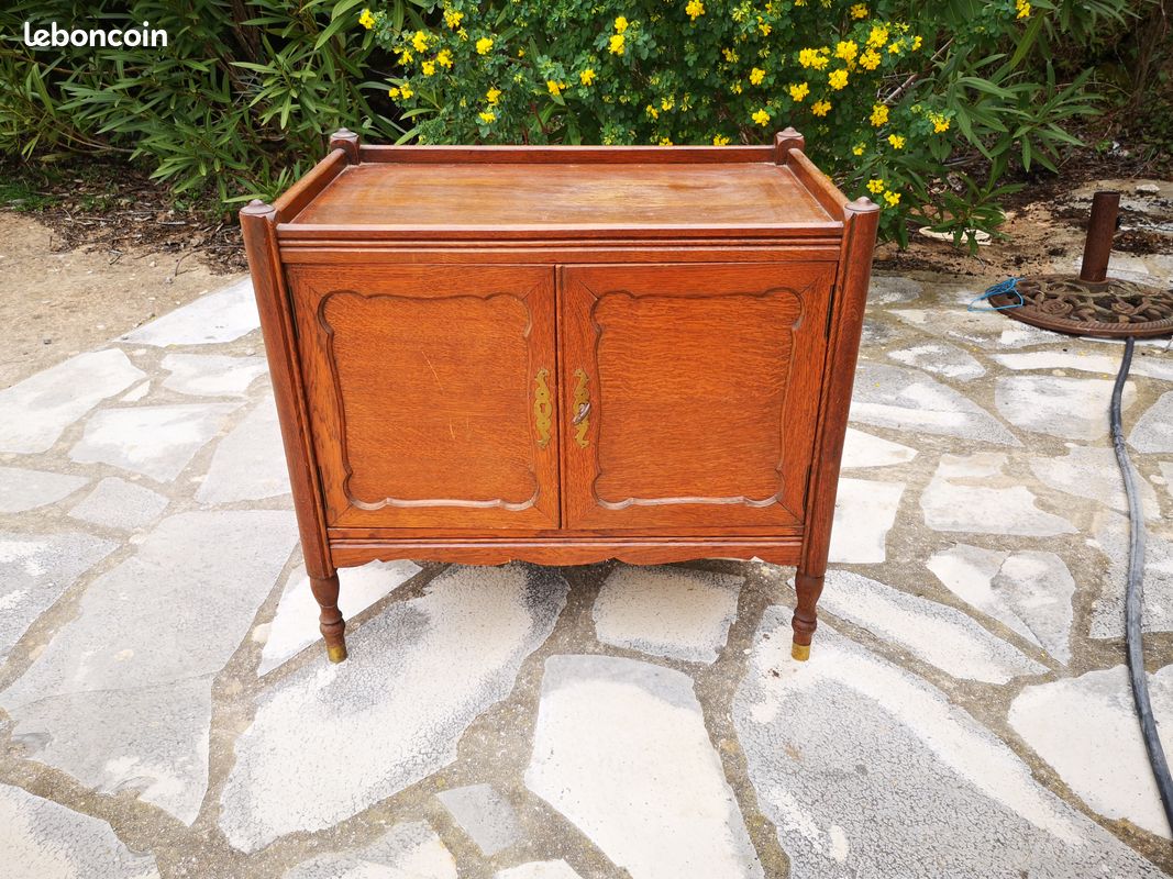 Meuble d'appoint bois massif vintage / classique (image 1)