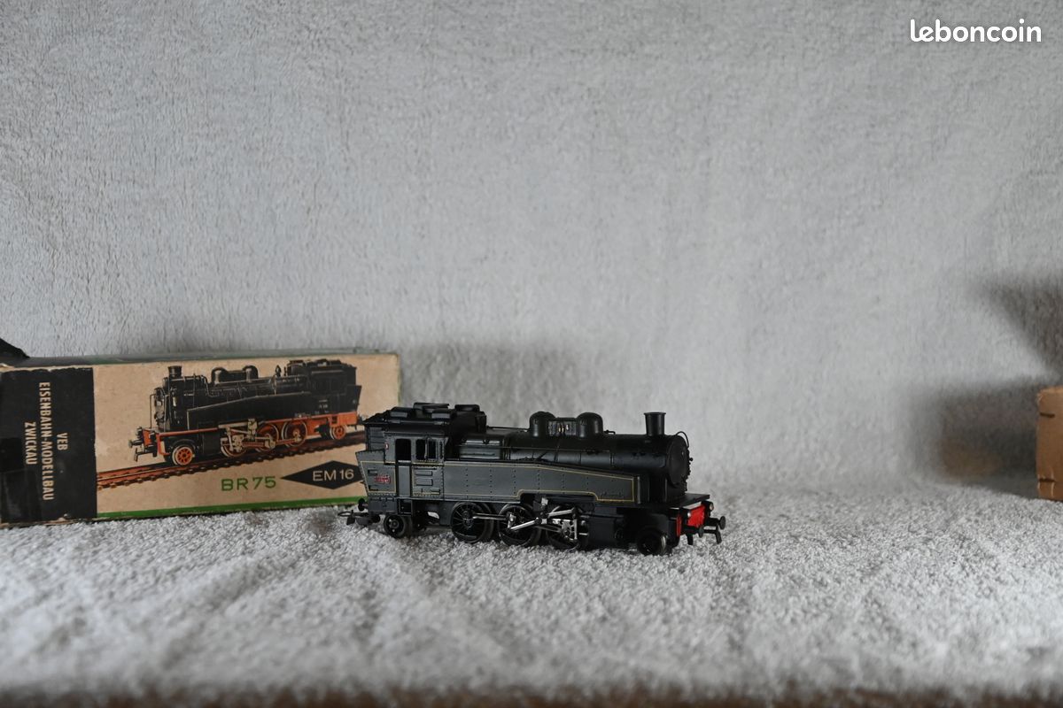 Locomotive Vapeur Gützold G16S Ho - Loco-tender 131 TB 75 539 - Livrée Noire