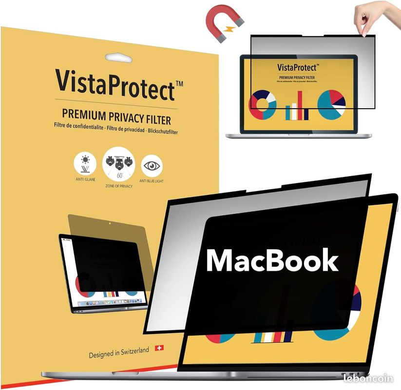 Filtre de Confidentialité Apple MacBook Pro 16 (M1/M3 2021+) (image 1)
