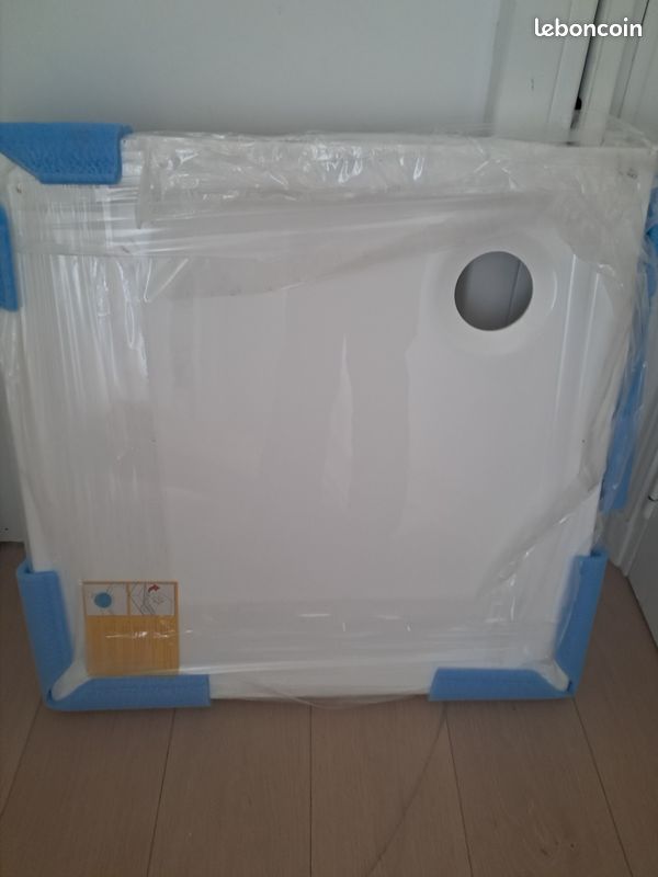 Receveur de douche 70x70 Acrylique et valve de vidange - Porcelanosa (systempool) (image 1)
