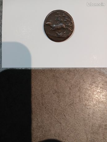 Bouton de chasse à courr vénerie cheval horse hunt hunting button