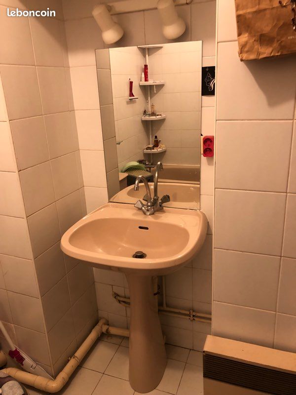 Lavabo ancien sur colonne (image 6)