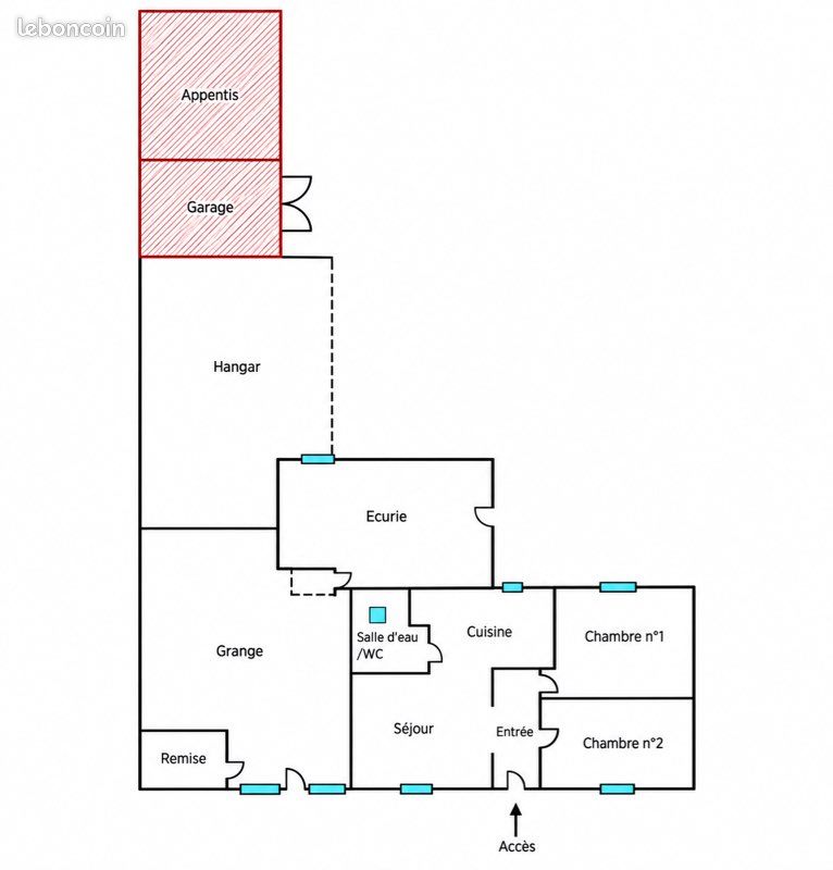 Maison 9 pièces 197 m² · à Cuisery · 197 m² · 157 000 €