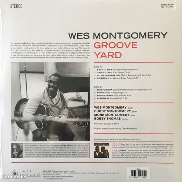 [Vinyle] Wes Montgomery - Groove Yard - NM (image 2)