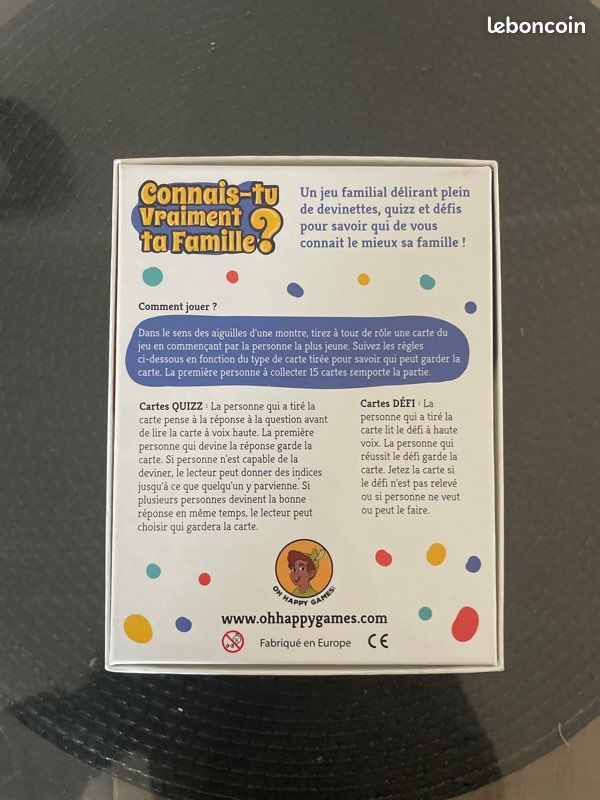 Connais-tu Vraiment ta Famille ? Un Jeu de Cartes Familial et Amusant