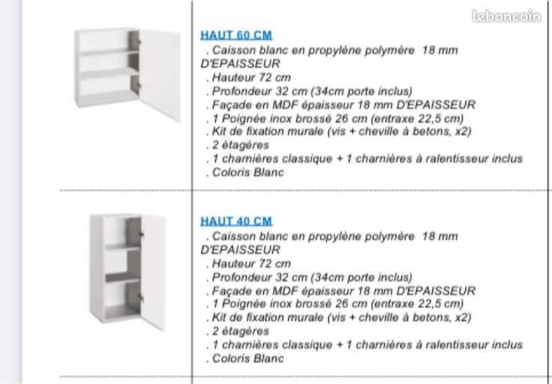 Cuisine Aménagée complète à VENIR PRENDRE SUR PLACE (image 9)