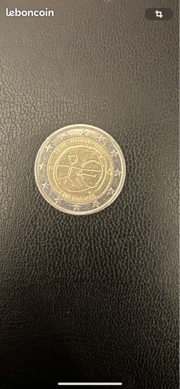 Pièce de monnaie de 2 euros bonhomme bâtons (image 1)