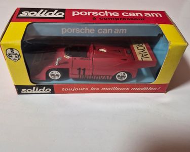 SOLIDO n°18 PORSCHE Can Am. N° 7 Boîte modèle ancien