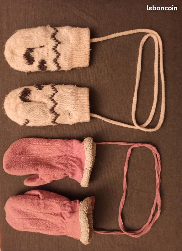 2 paires de moufles filles (image 2)
