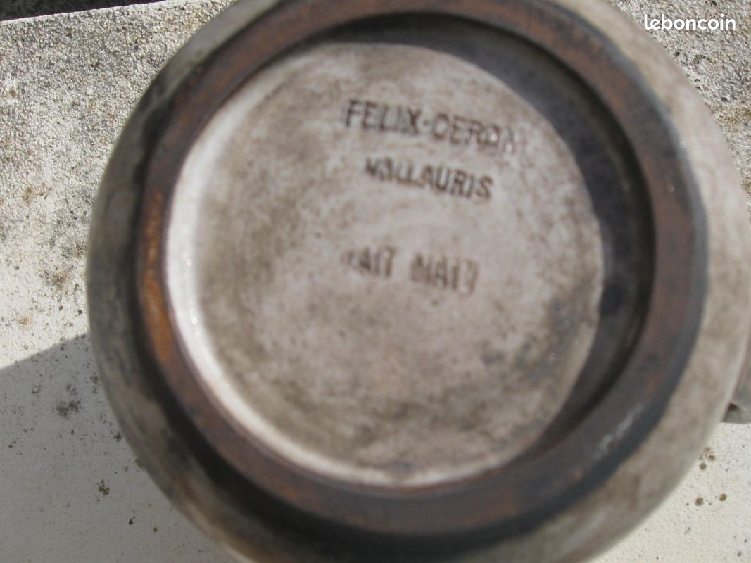 Service a café VALLAURIS Félix ceram fait main (image 3)