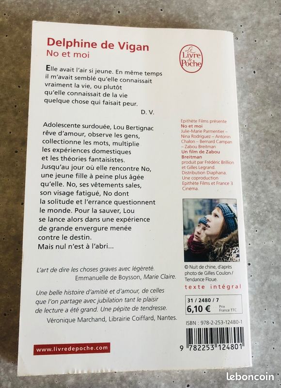 No et moi - Roman de Delphine de Vigan (image 2)
