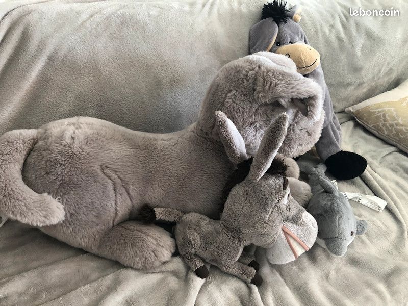 Lot de 3 chiens en peluche - Jeux & Jouets