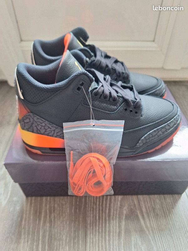 J Balvin Air Jordan Noir Et Rouge Retro J Balvin Rio X Jordan Taille