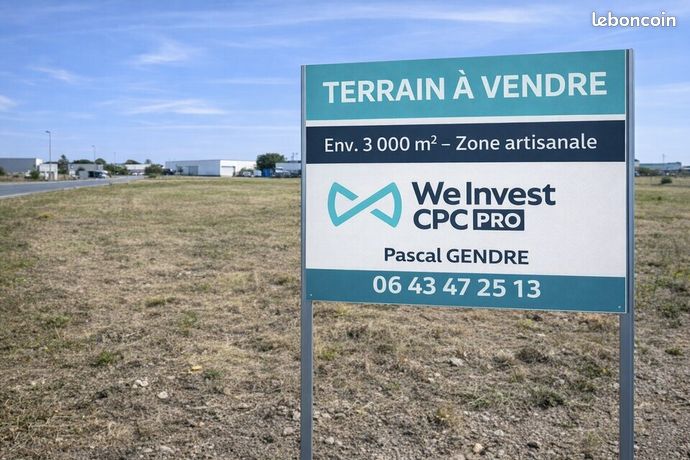Terrain 3 000 m² Morlaas