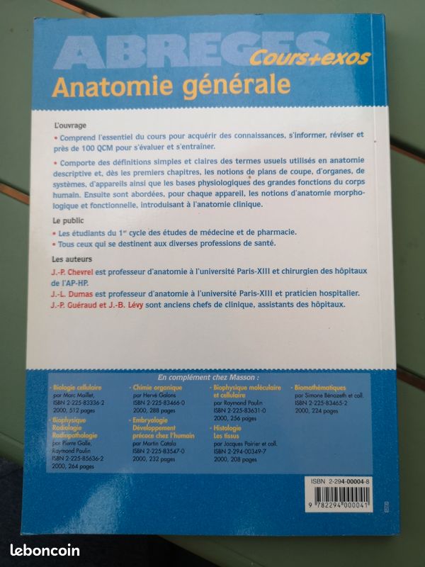 Anatomie générale (image 3)
