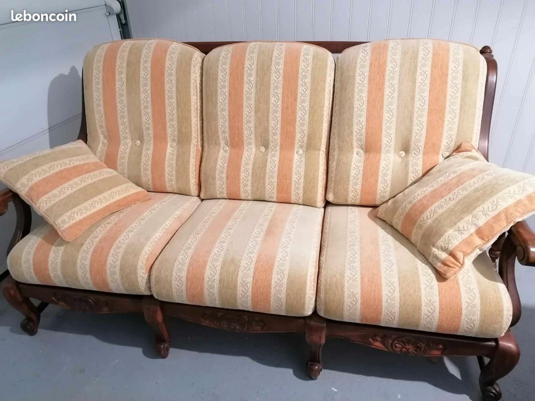 Ensemble canapé et ses 2 Fauteuils (image 1)