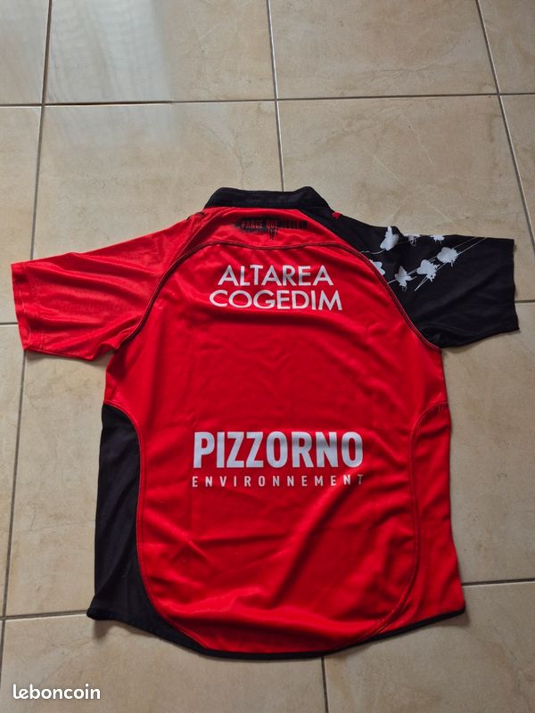 Short De Match RC Toulon - Saison 1996/1997 - Taille L - Noir - Asics
