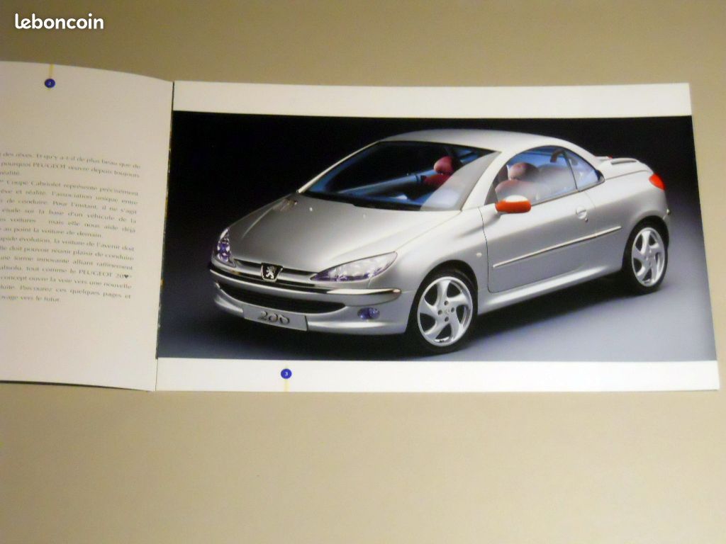 Catalogue / Brochure Peugeot 206 CC Année 2001 - Document D'époque, Occasion