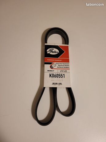 Cinghia Micro-V GATES 6PK1400 - Per Auto, Alte Prestazioni, EPDM, Resistente Al Calore - Foto 2