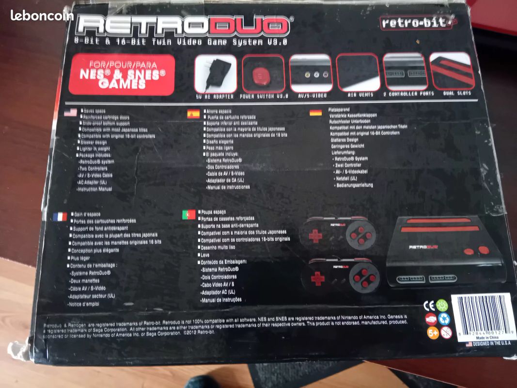 Console rétro super Nintendo, nes ,games (image 2)