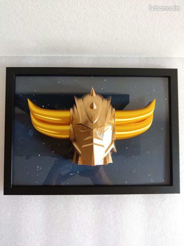 Enseigne Lumineuse Goldorak (Grendizer) En PVC Acrylique, 30x20 Cm, Lampe LED Collection