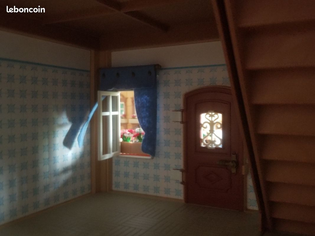 Maison playmobil belle époque 1900 avec étage supplémentaire ref 5300 et 7411 (image 6)
