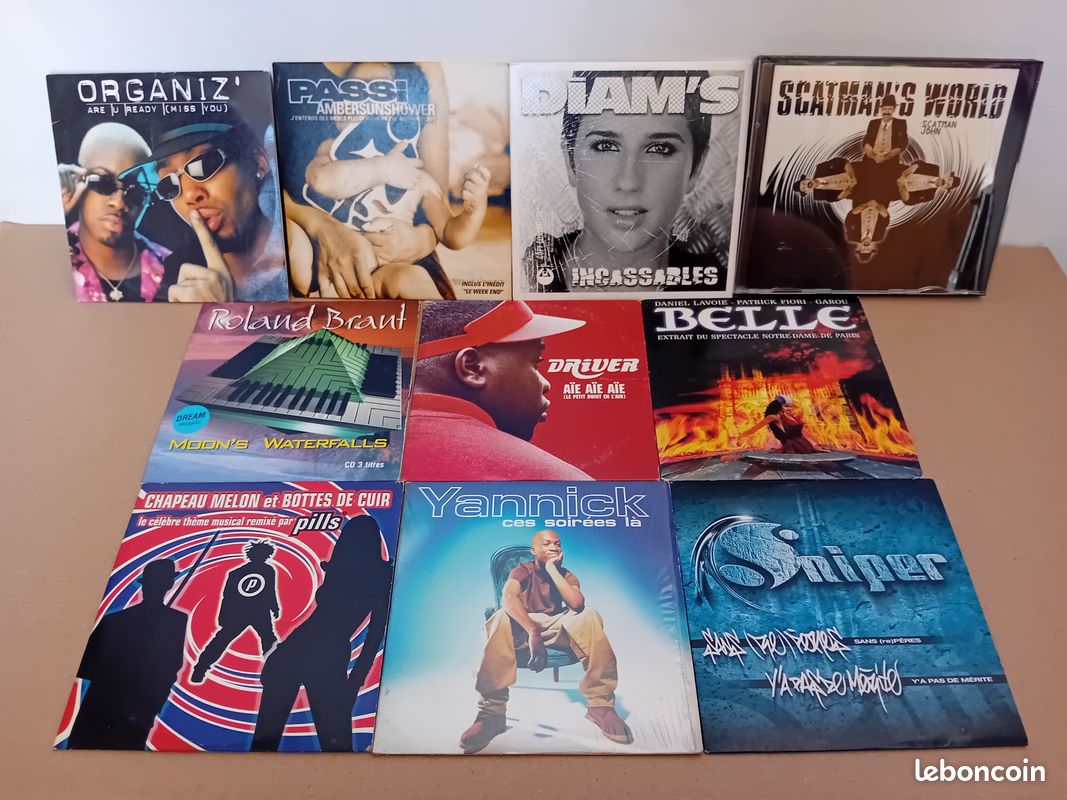 CD 2 titres - Différents artistes (1 les 5 CD) (image 1)