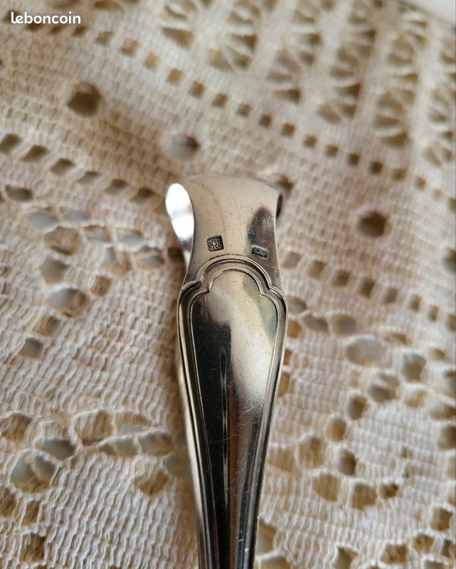 Ensemble De Couverts à Mignardises - Orfèvre Cailar Bayard - Argenterie (Argent Plaqué) - Art De La Table