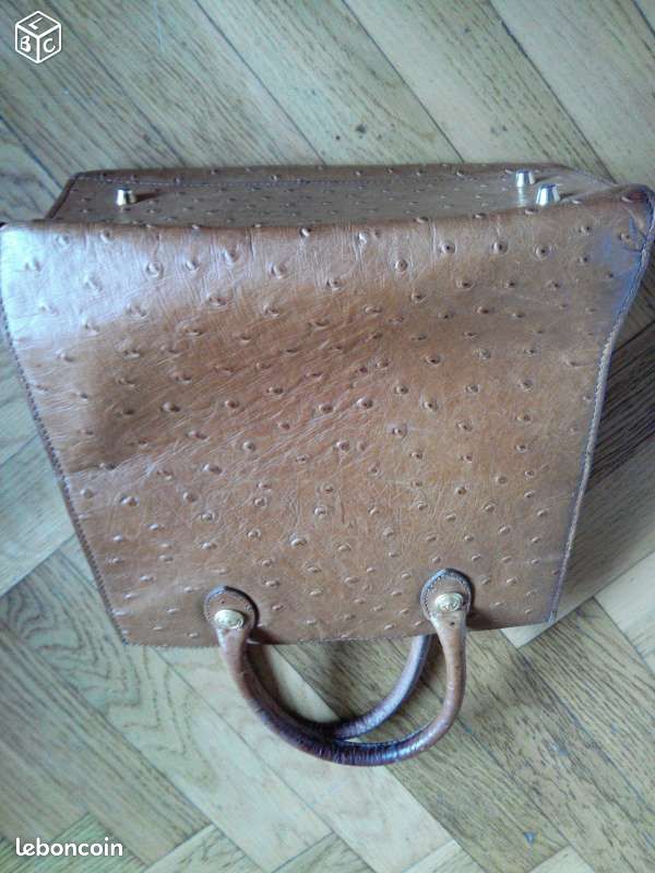Sac en cuir marron lamarthe (image 1)