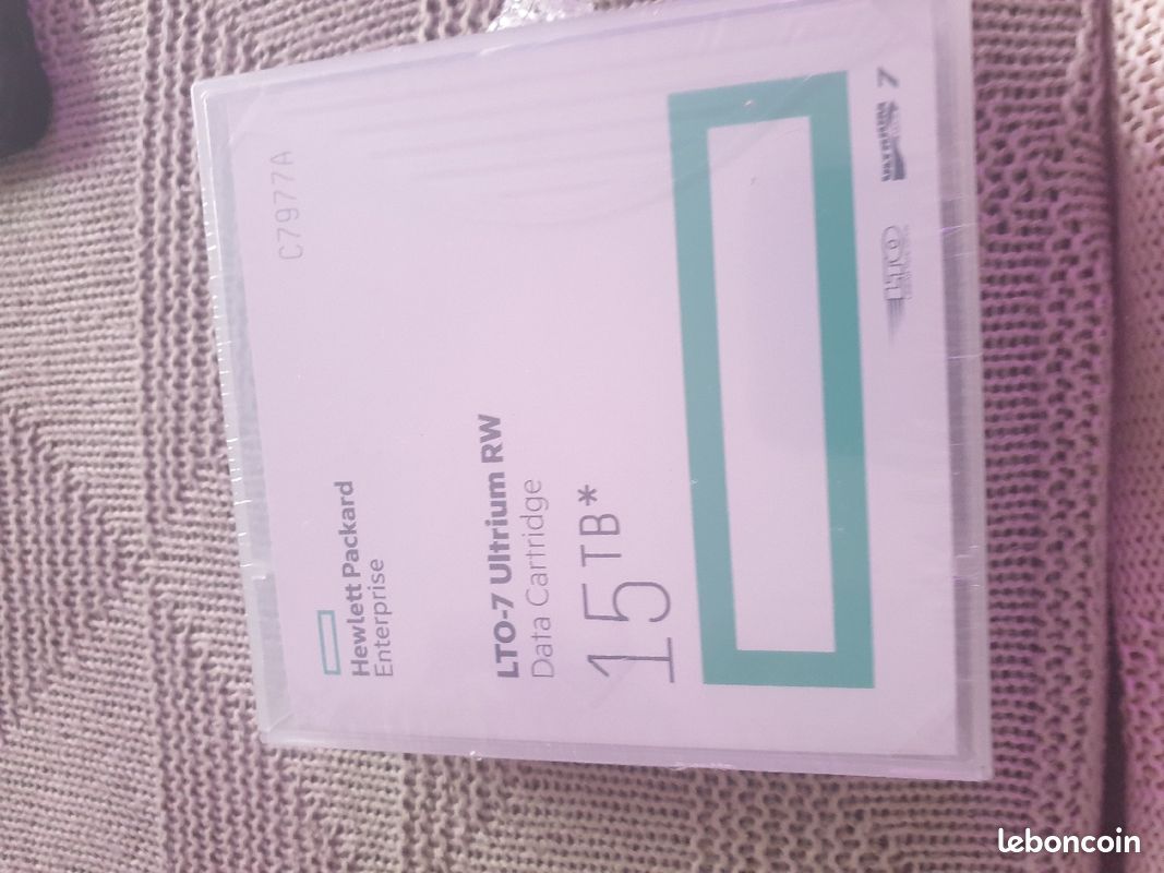 HP : DATA Cartouche LTO7 ULTRIUM 15 TB RW (image 1)