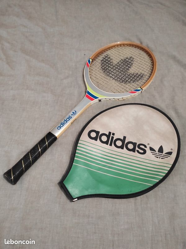Raquette de tennis en bois vintage - Édition