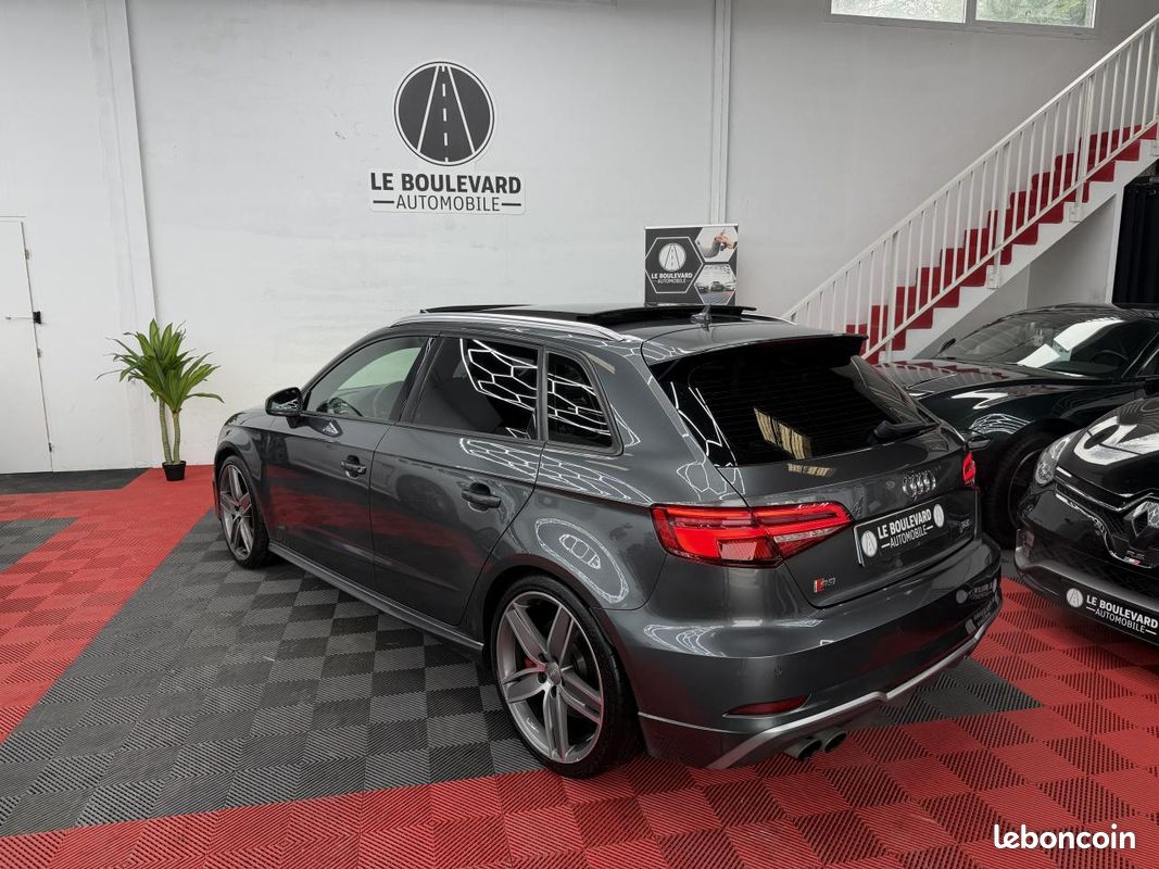 AUDI S3 (334EUROS/MOIS) 8V ABT Sportback 2.0 TFSI 380CV TOIT OUVRANT/SIEGE CHAUFFANT (image 7)