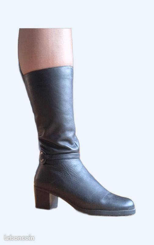 Bottes vrai cuir (image 1)
