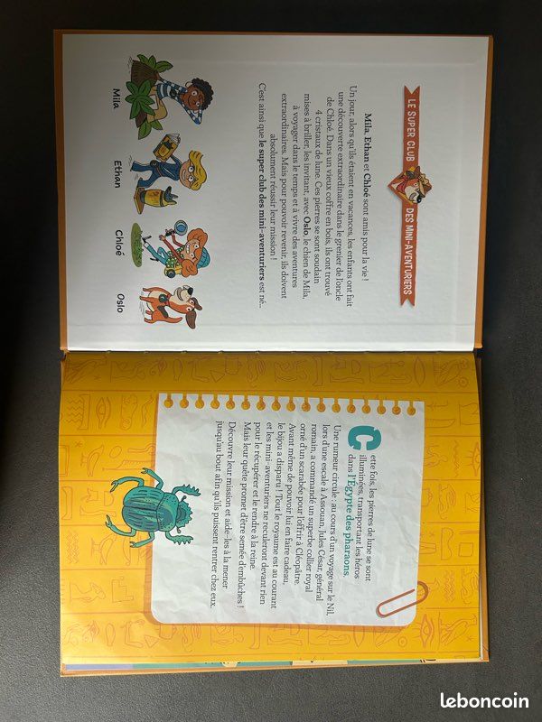 📚 Livre MacDo/Hachette - Le super club des mini-aventuriers - Le collier de cléopatre (image 4)