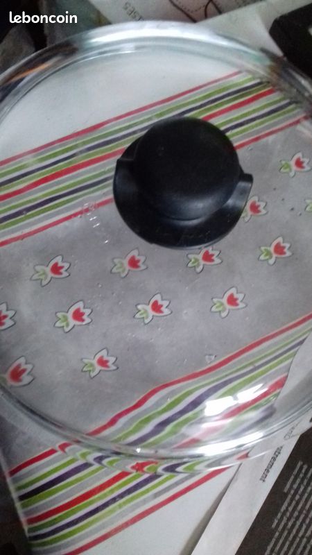 Couvercle a cloches de 25 cm pyrex(ap) (image 1)