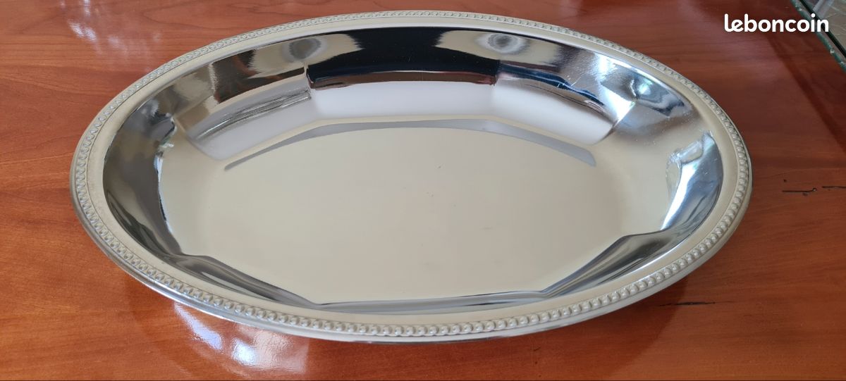 Légumières ou soupiere avec 1 joli plat assorti en inox (image 2)