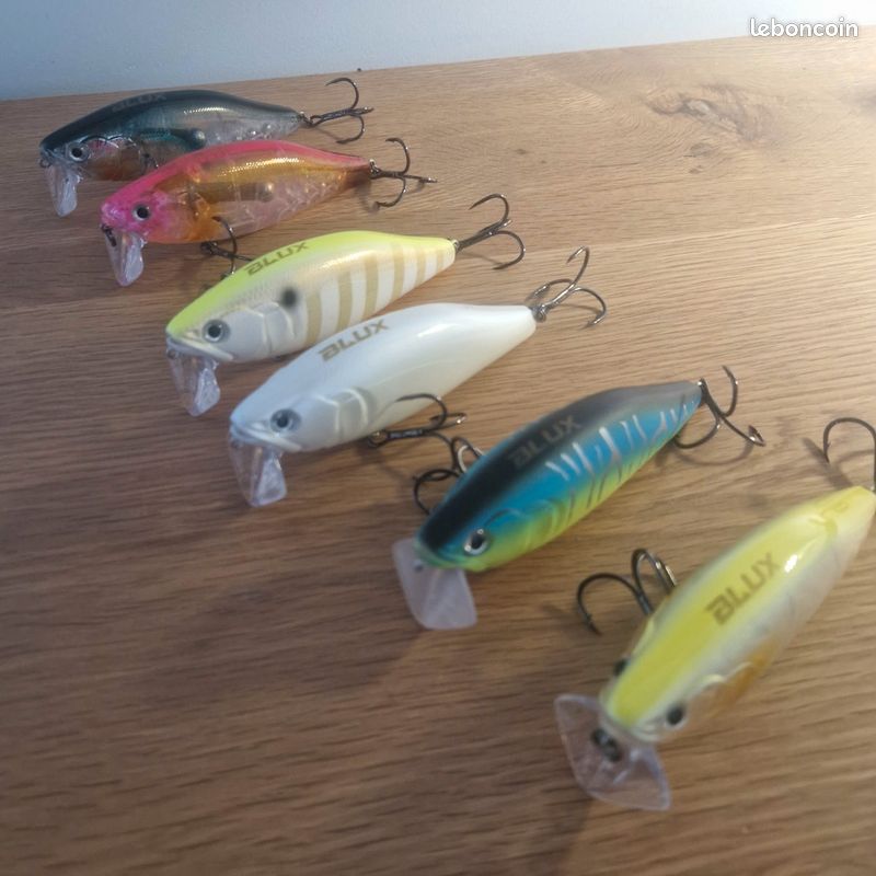 Énorme Leurre Musqué Peint Personnalisé Argent Et Bleu Pour Brochet