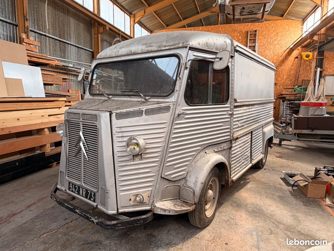 Citroën HY Diesel 1972 à restaurer – moteur tournant (image 1)