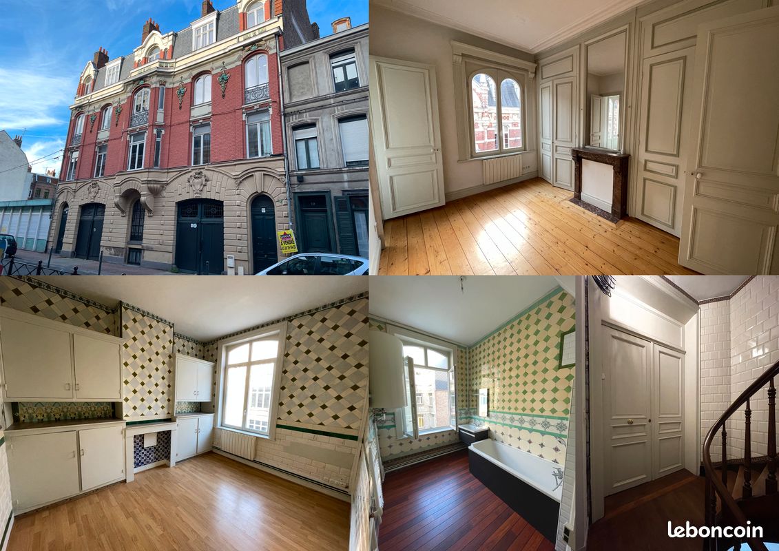 Appartement 4 pièces 105 m² · à Lille · 105 m² · 1 400 €