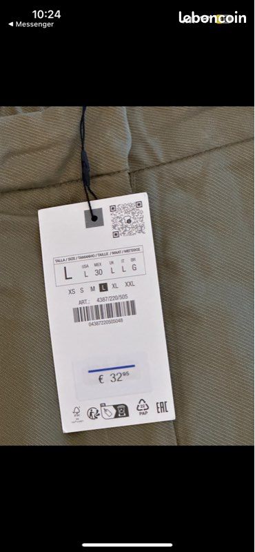 Pantalon fluide Zara neuf (image 2)
