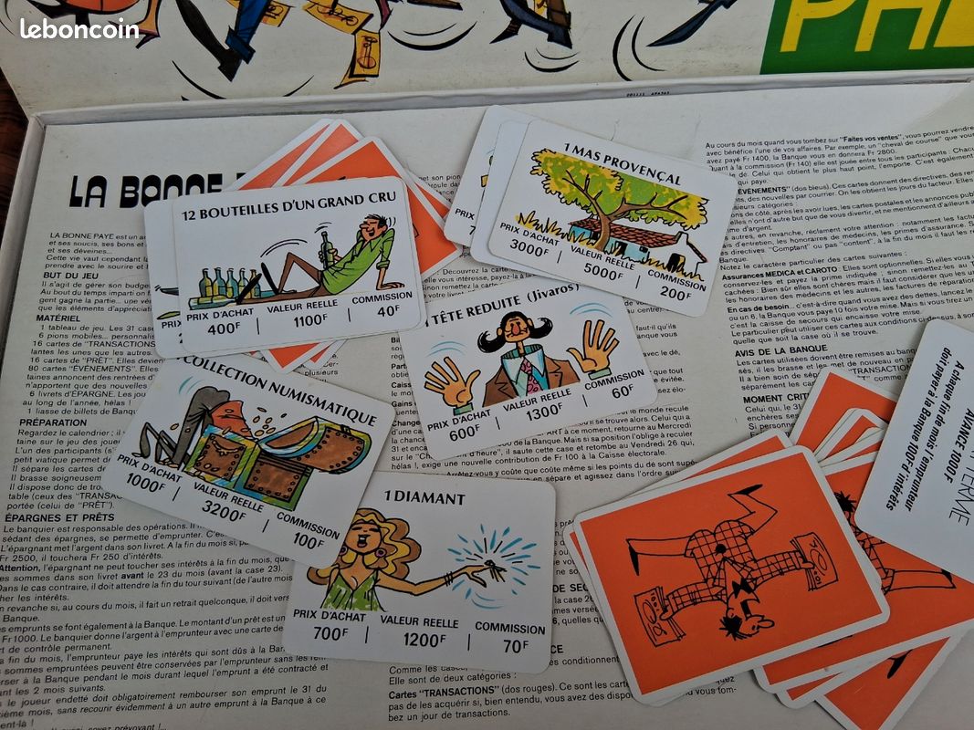 Jeu La bonne paye 1977 (image 9)