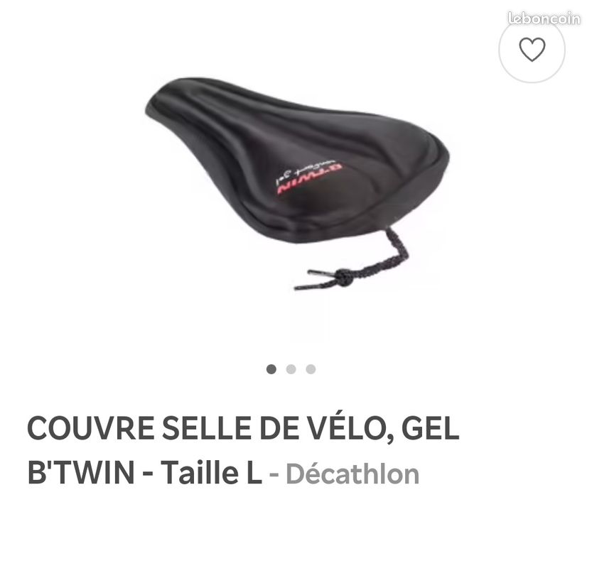 Couvre selle vélo gel (image 1)