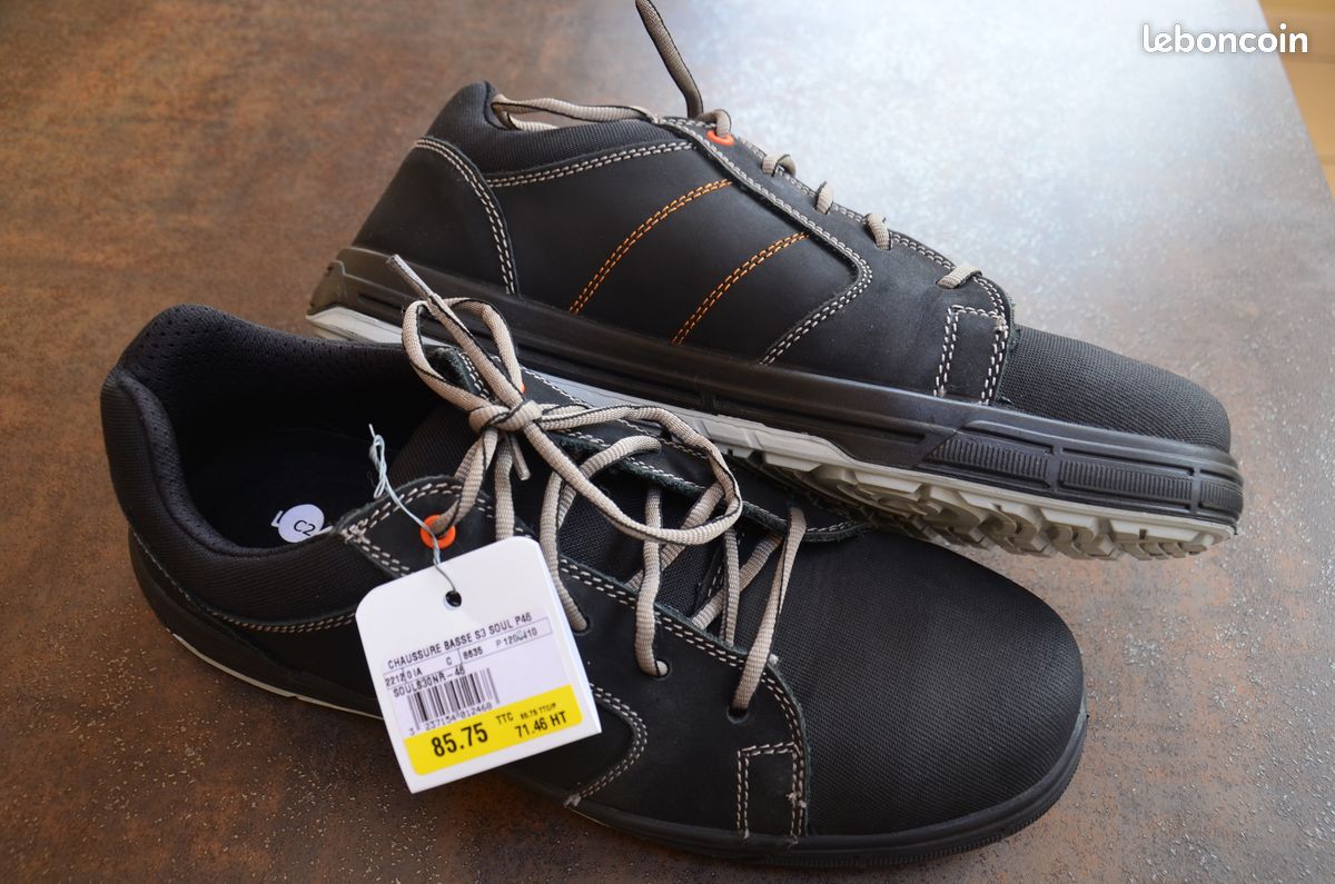 Chaussure de sécurité basse en cuir pleine fleur BETA 7293HM pointure 46