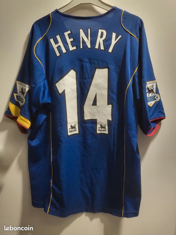 Maillot Arsenal 2005-2006 Thierry Henry N°14 – Neuf Taille L