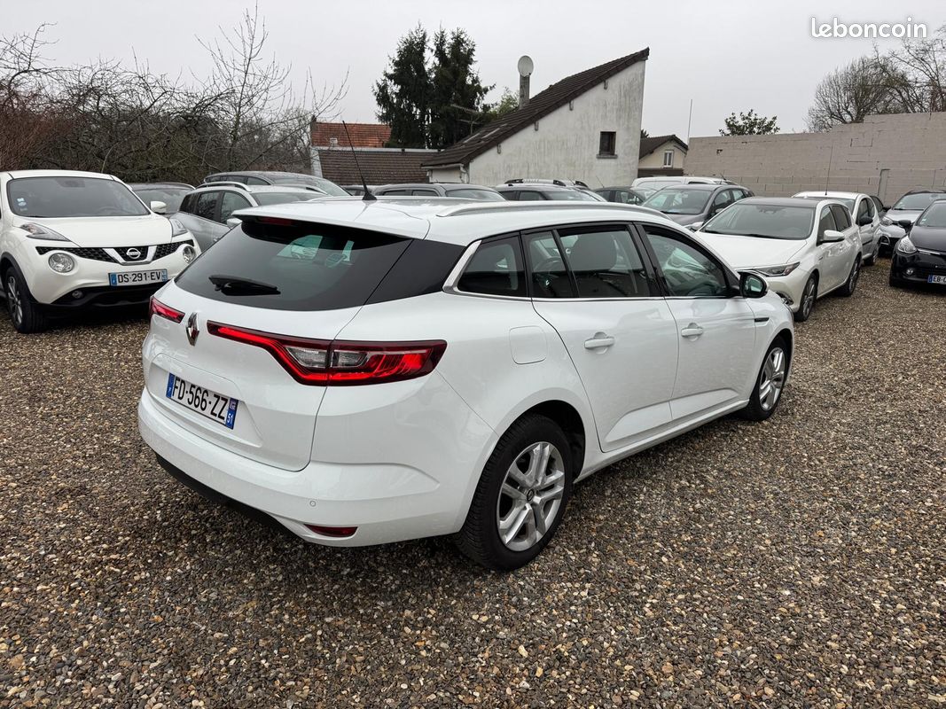 Renault Mégane IV Estate Blue DCI 115 EDC Business - Historique d'entretien - Garantie 12 mois - Distribution neuve - Radar AV/AR - Apple CarPlay - Ouverture ss clé (image 2)